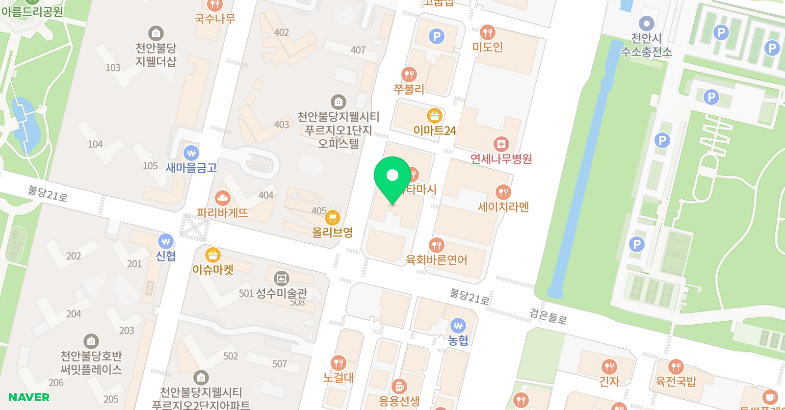 제니스 수학학원 위치