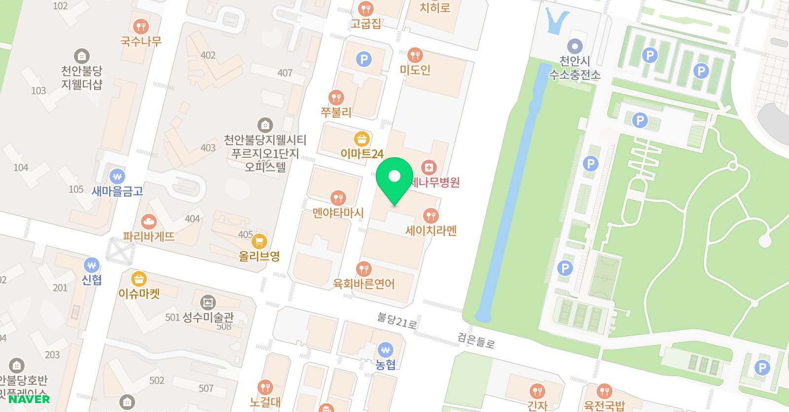 와이즈만 영재교육 천안센터 위치