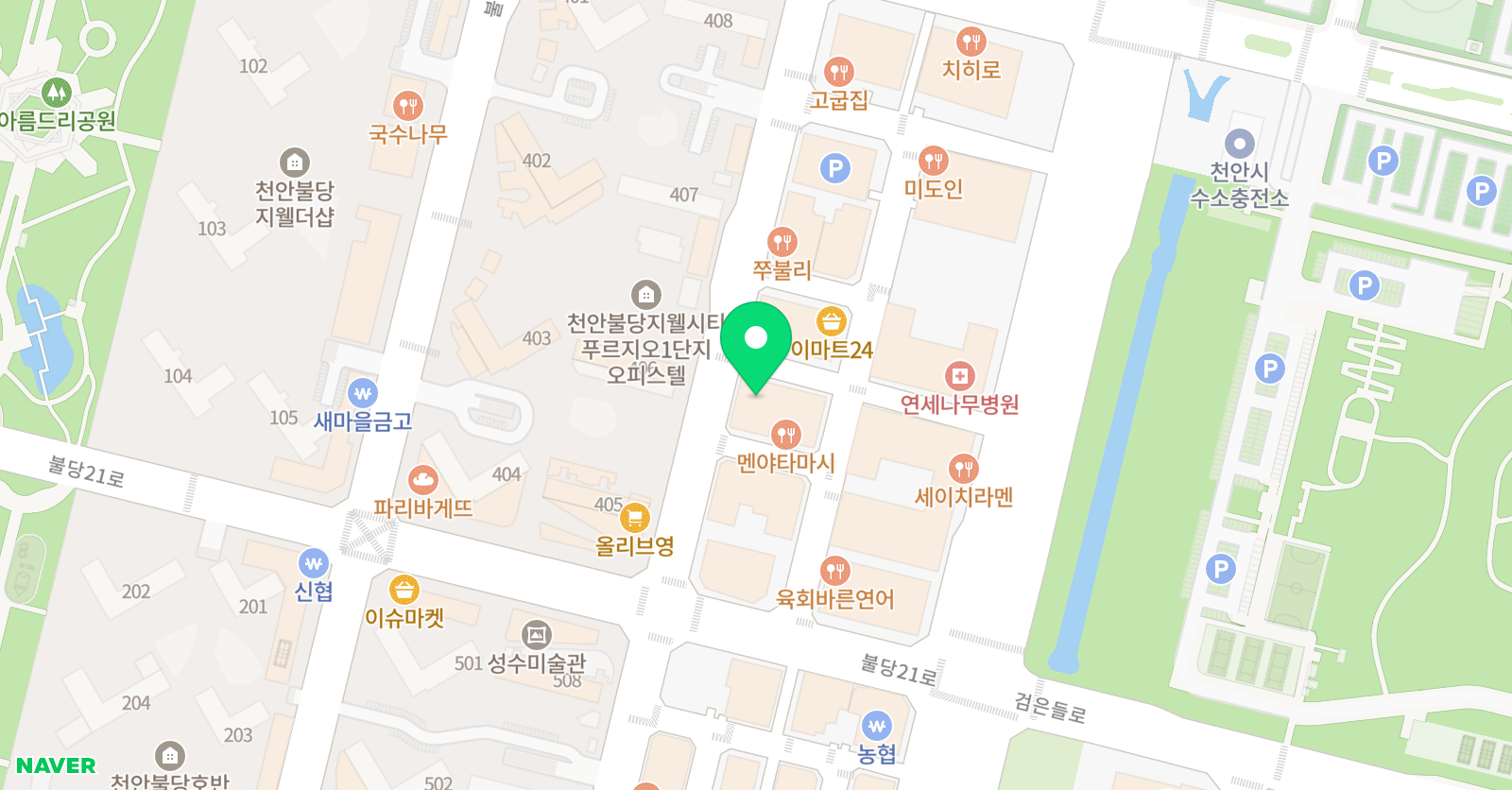 외대 어학원 불당캠퍼스 위치