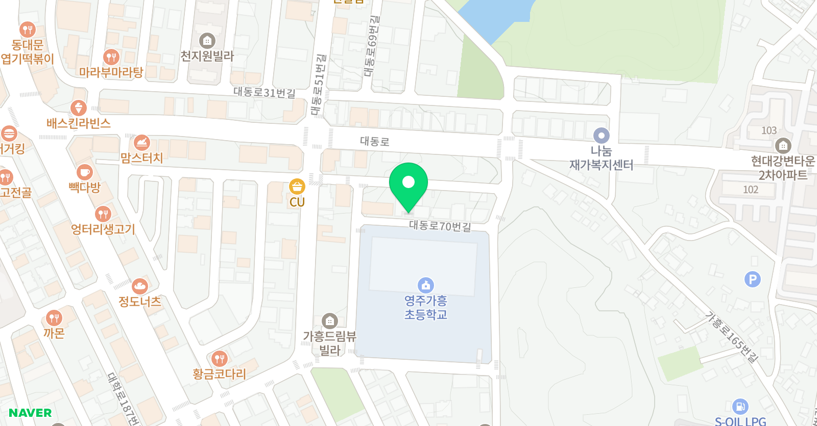 아이러브 음악학원 위치