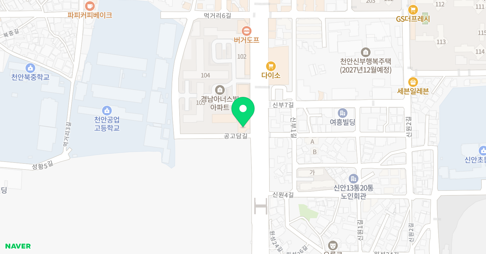 대일 학원 위치