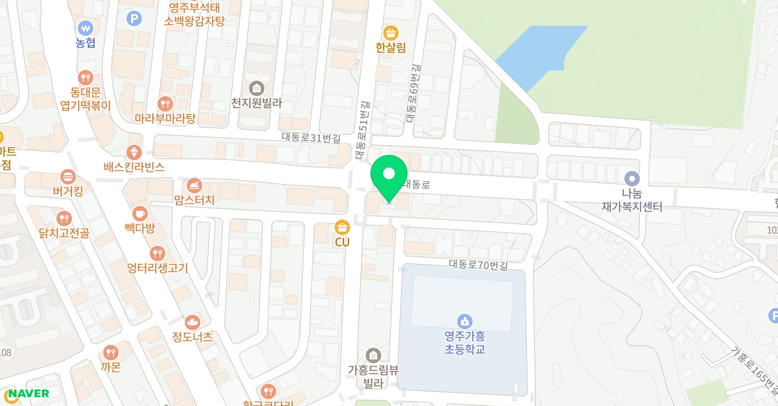탑브레인 영재학원 위치