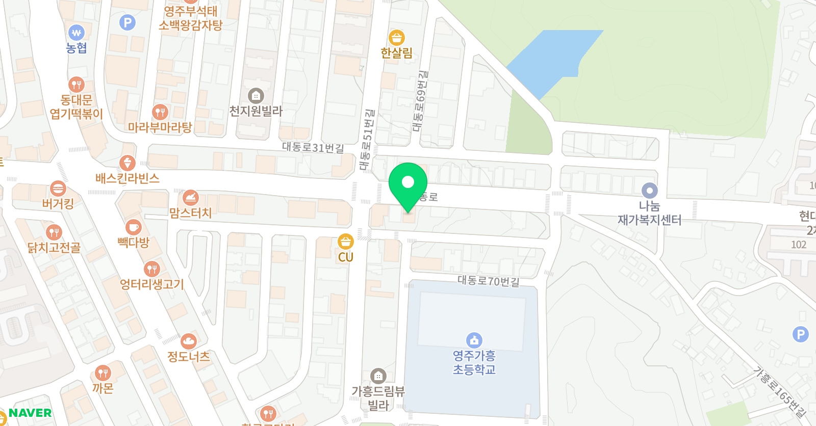 탑뮤직 음악학원 위치