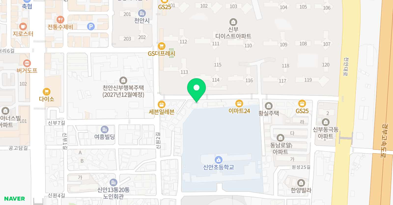 에프엠 수학교습소 위치