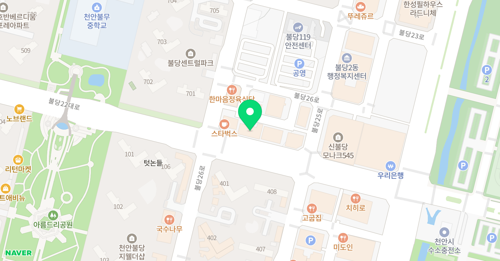 닥터윤 플래너스 어학원 위치