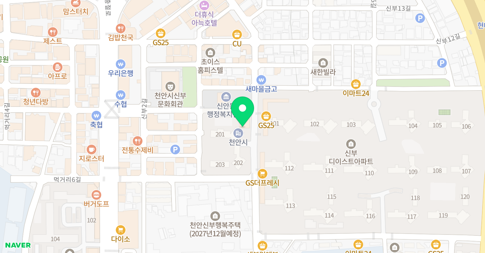 아르떼 미술학원 위치