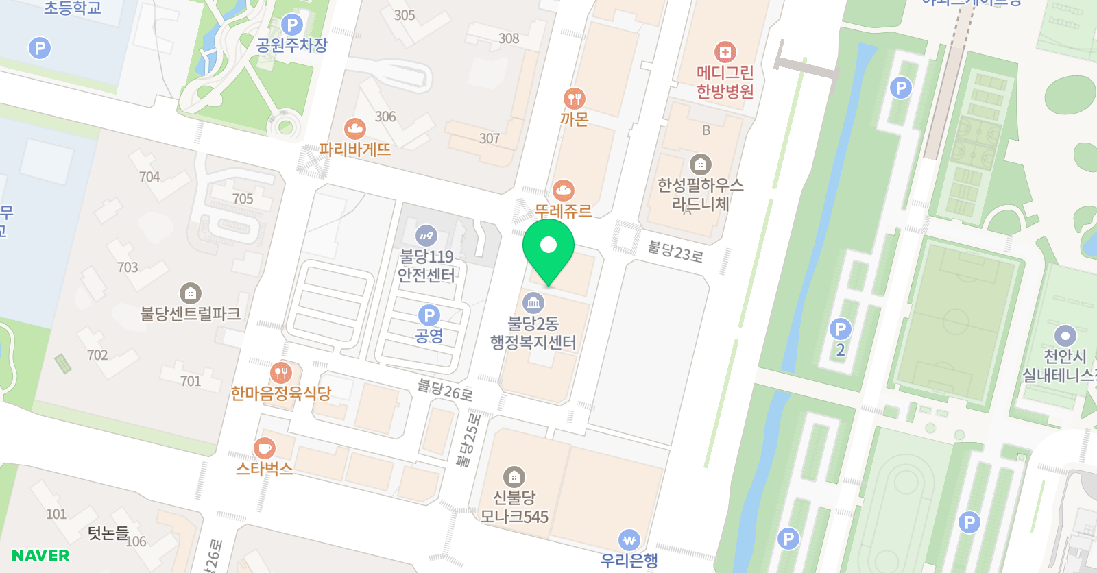 오늘 수학학원 위치