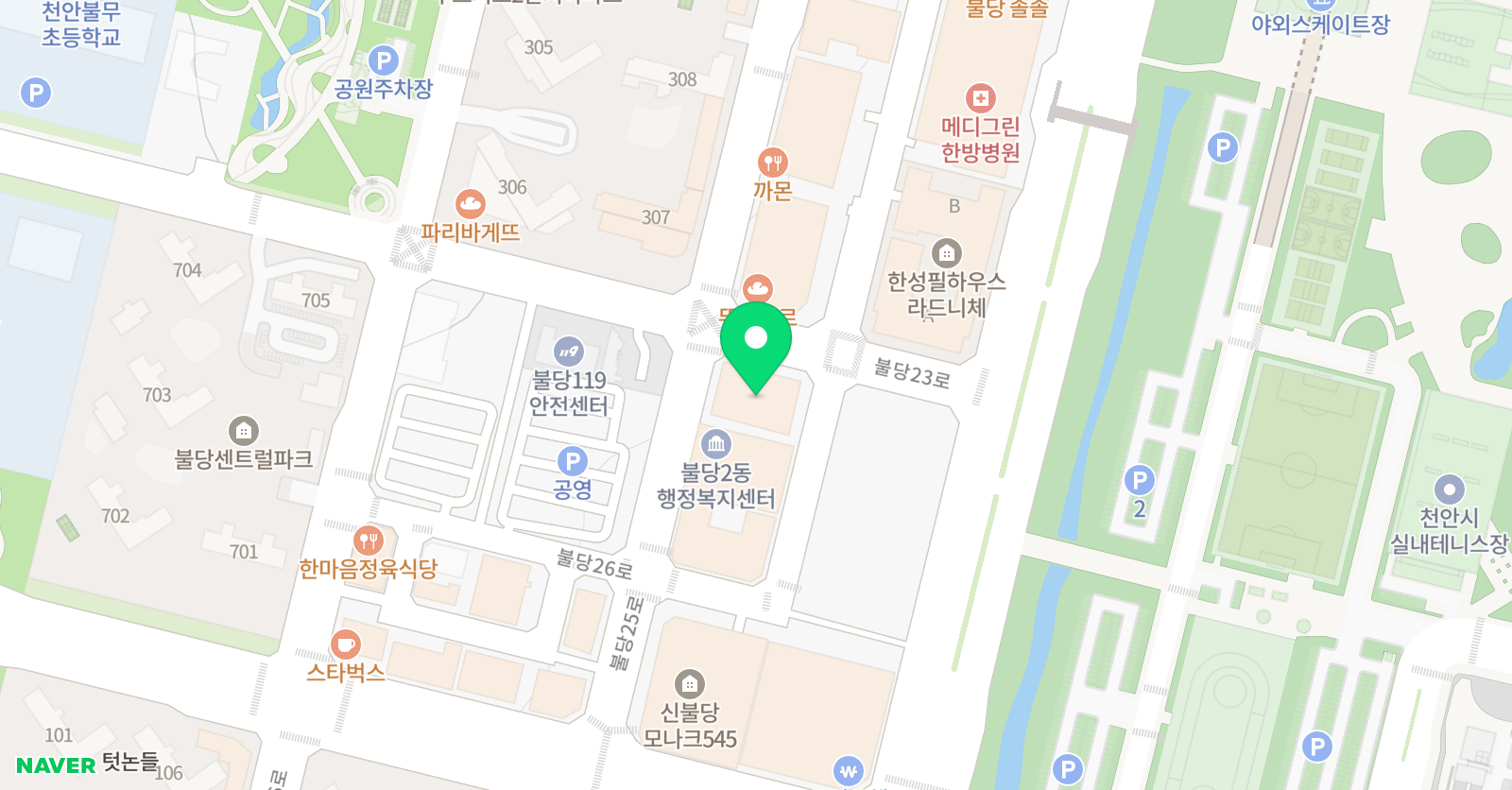 미술로생각하기 천안불당센터 위치
