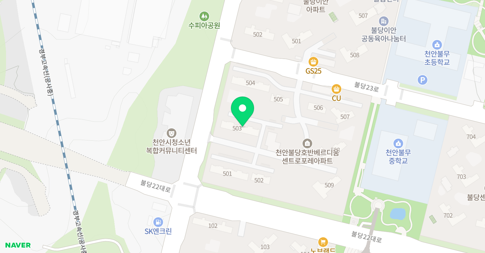 호반5차 공부방 위치
