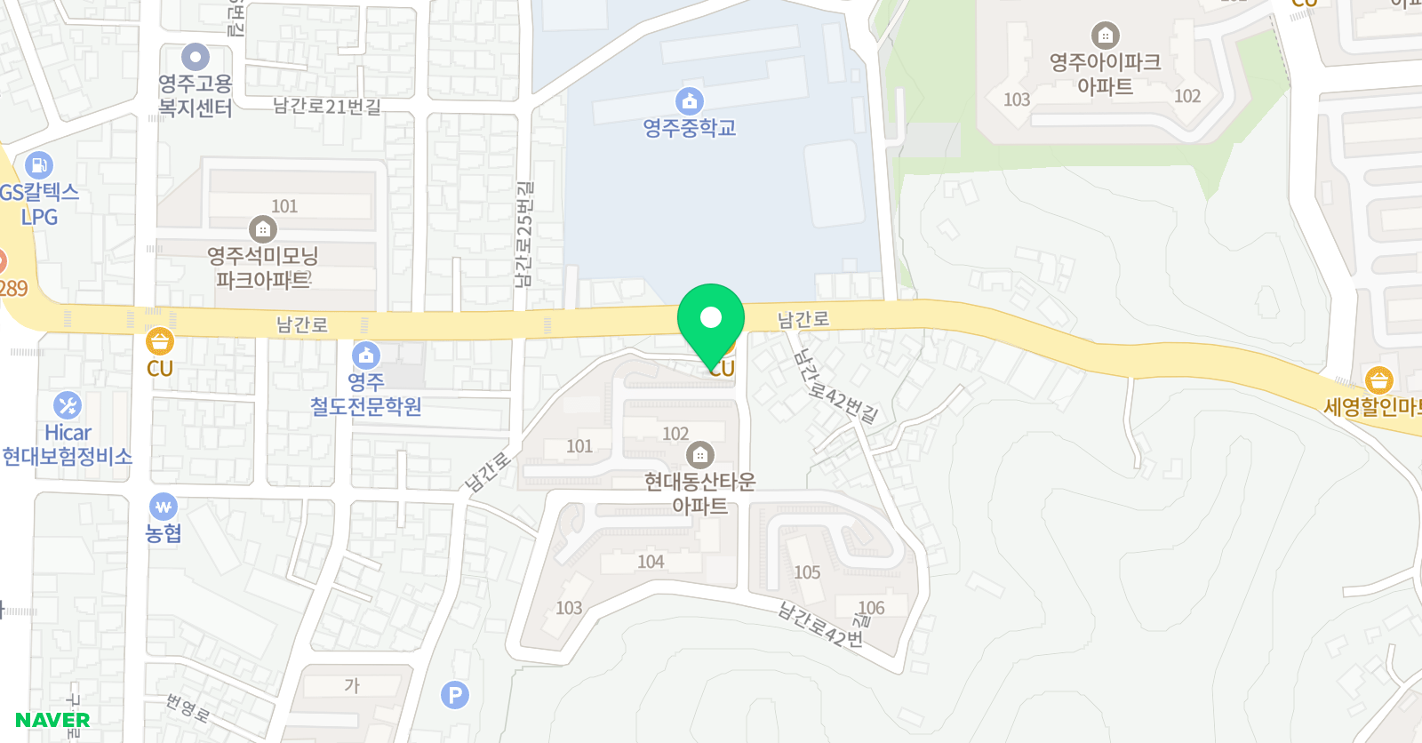 영주피카소 미술 위치