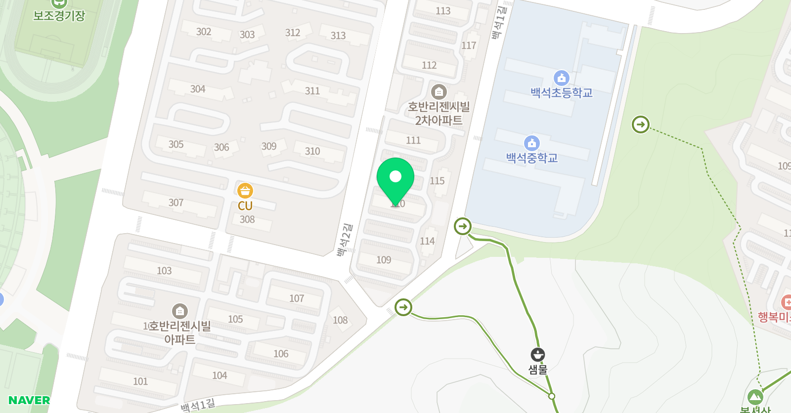 아소비 천안백석호반점 위치