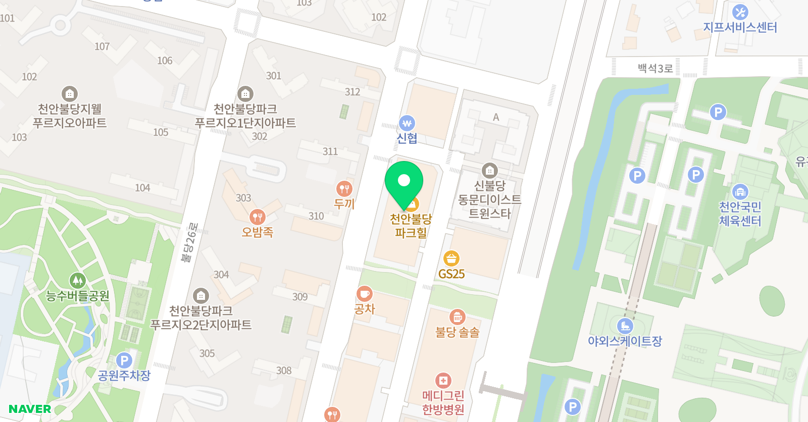 SLP 천안학당 위치