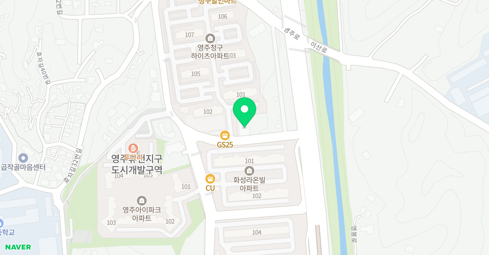 위너스 수학학원 위치