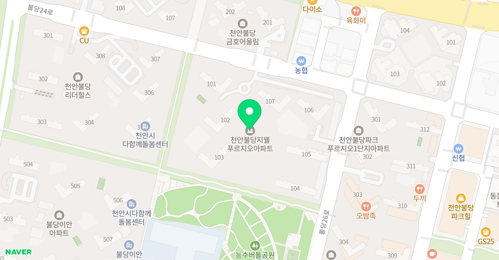 셀파우등생교실 신불당불무초교실 위치