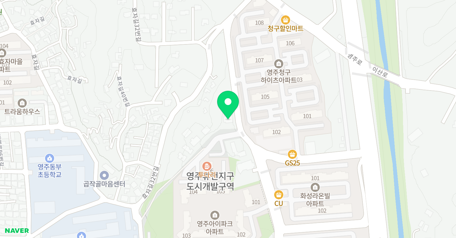 청문재 학원 위치