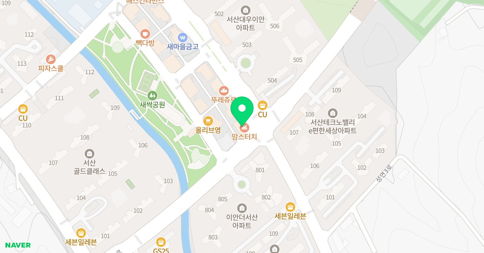 생각하는와이 수학학원 위치