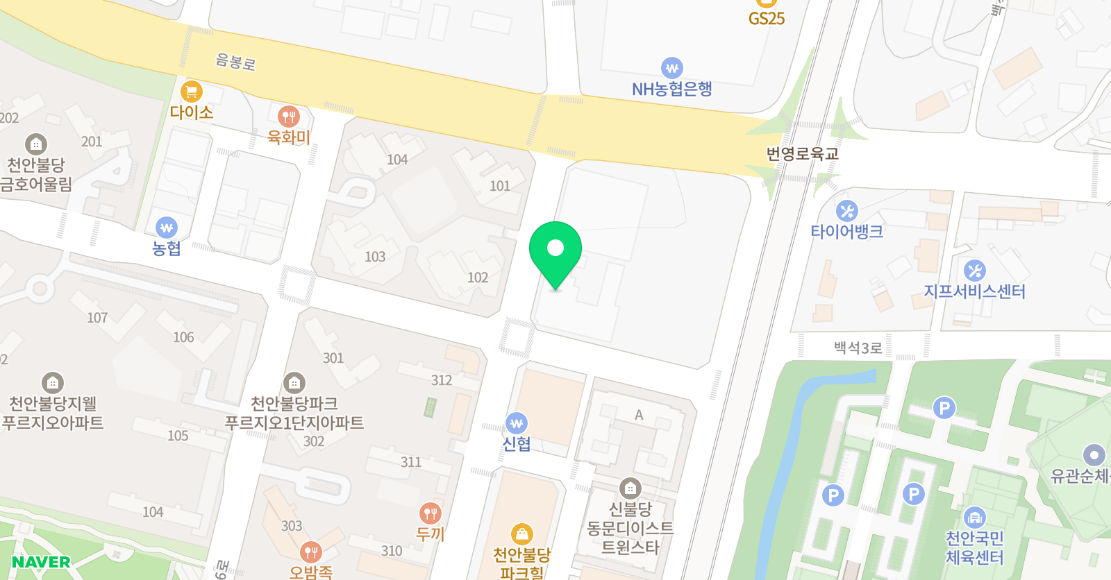 발레루스 발레학원 위치