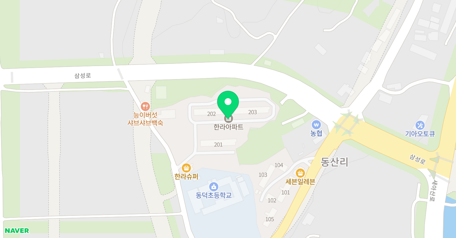 스마트해법영어 용화테솔교실 위치