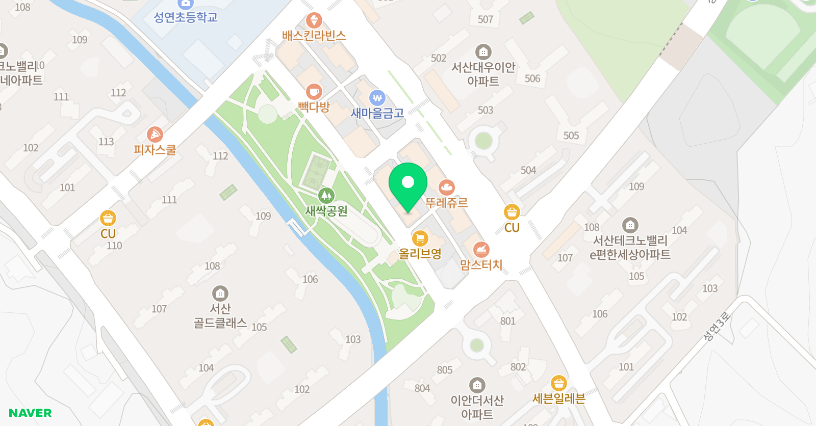 주니어톡 미술학원 위치