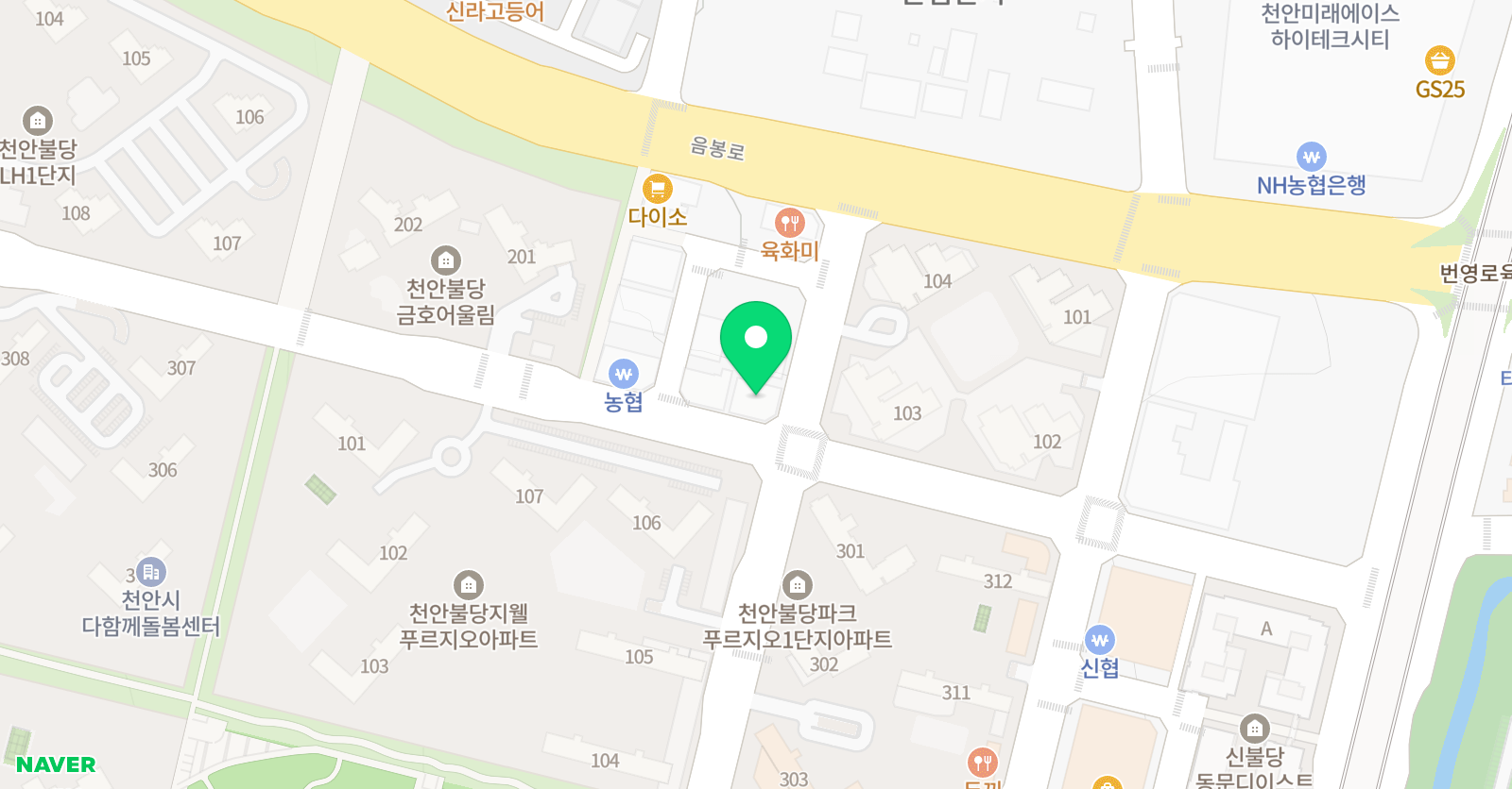 뮤엠영어 불무초점 위치