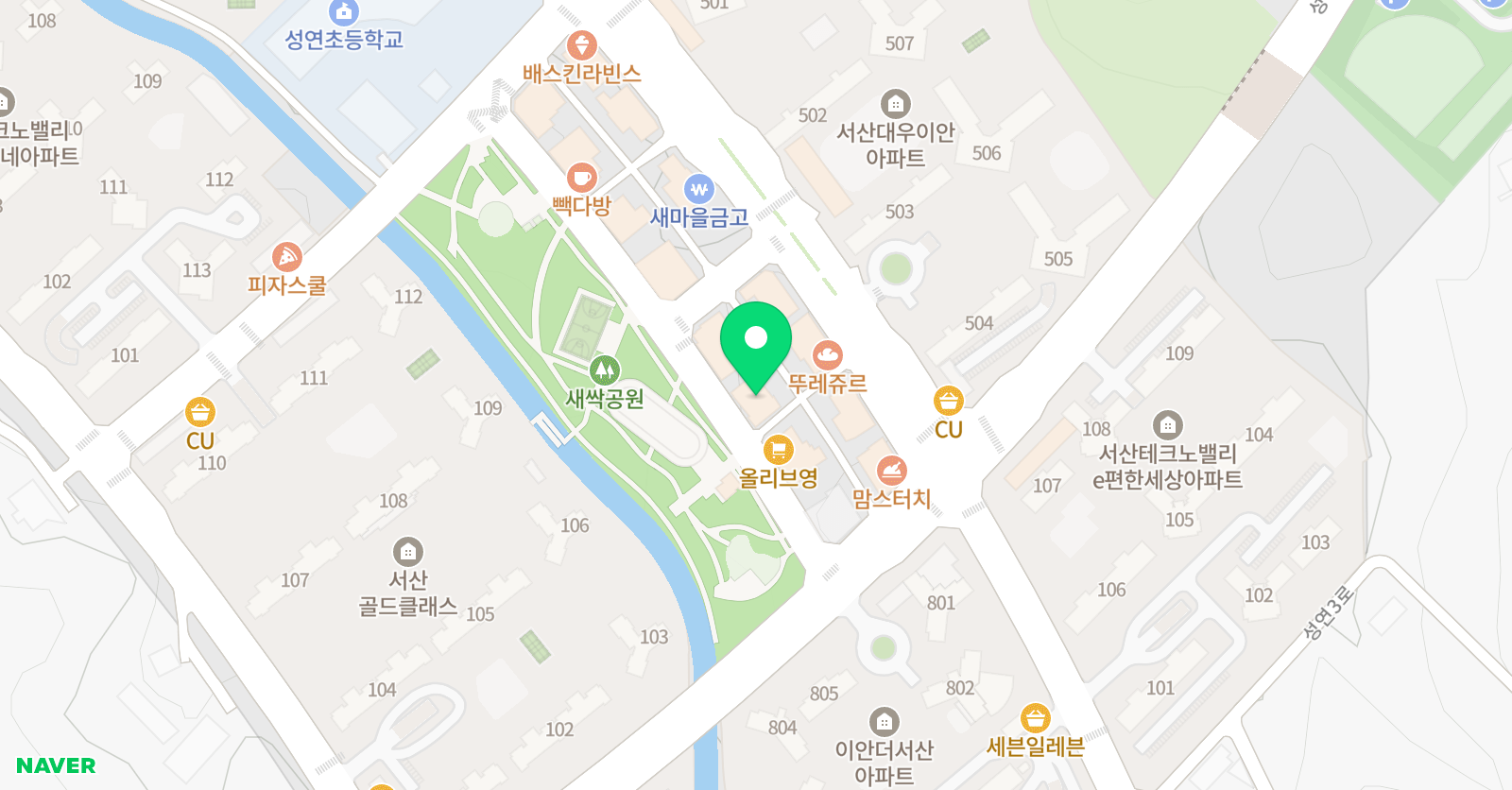 캡스톤입시 학원 성연관 위치