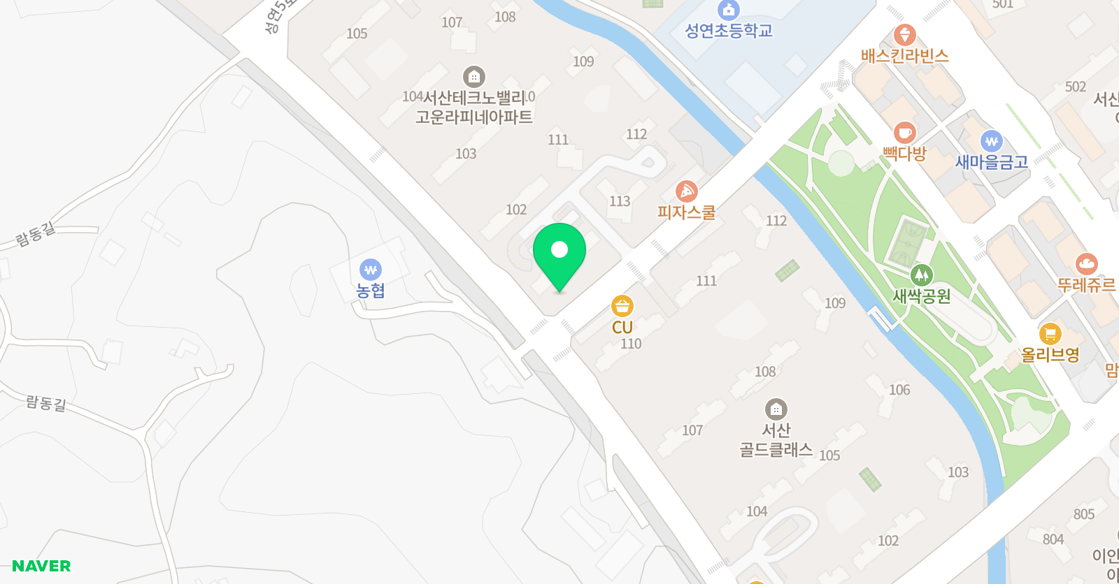 링키영어 라피네점 위치