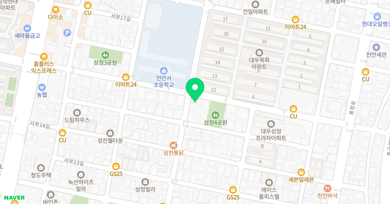 연필소리 미술학원 위치
