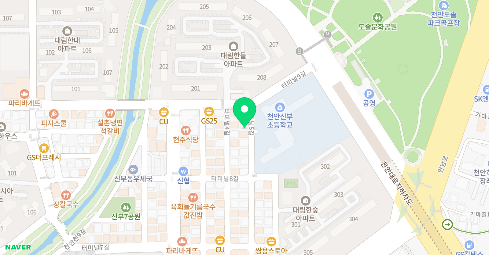 쥬디스 음악학원 위치