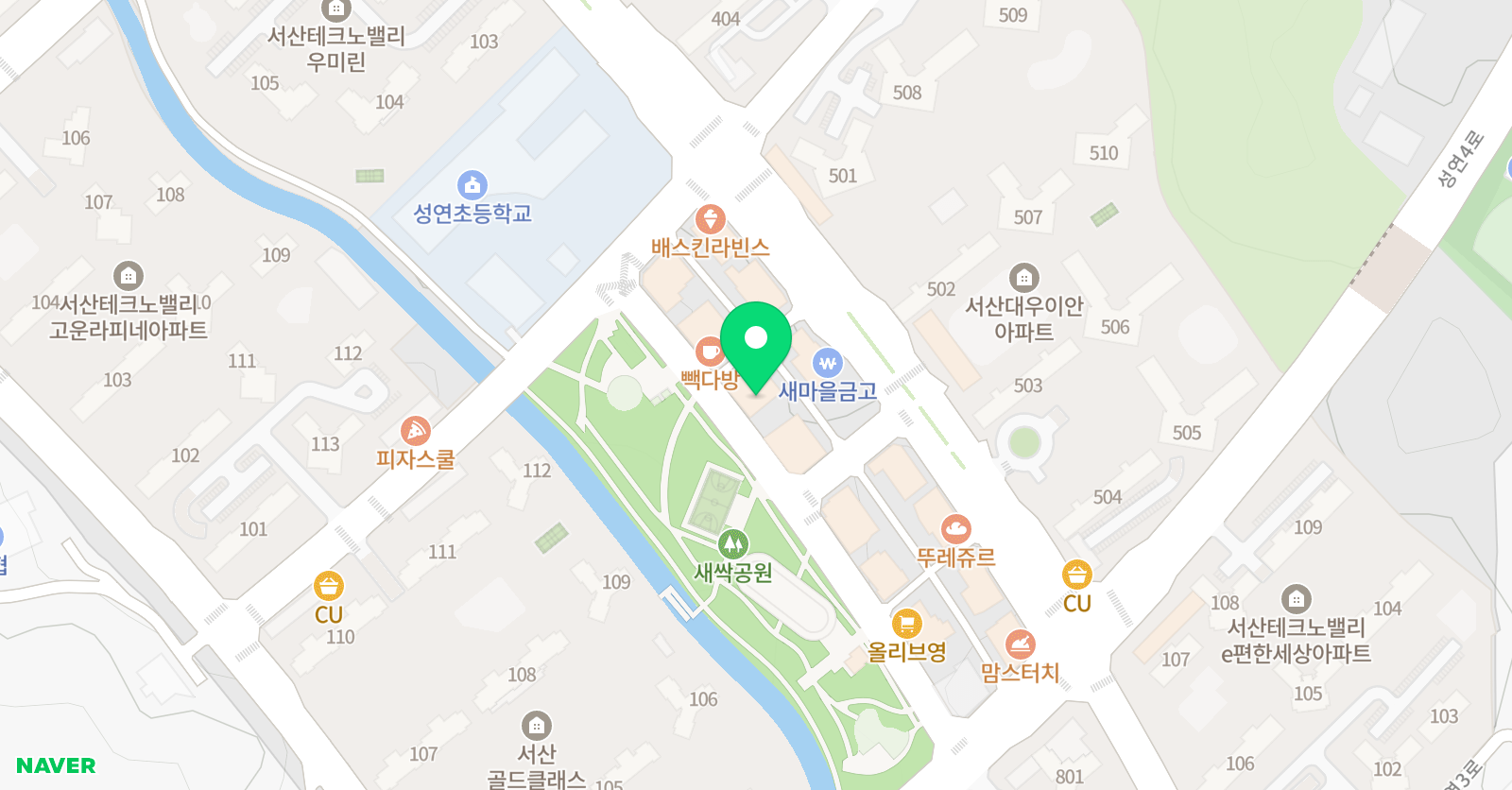 세종 발레스튜디오 위치