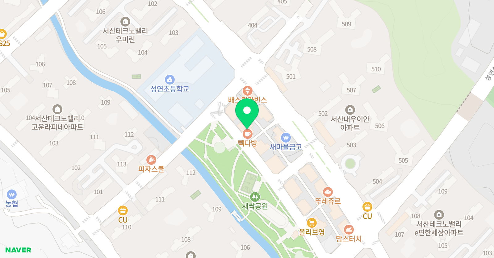 성연더함 미술학원 위치