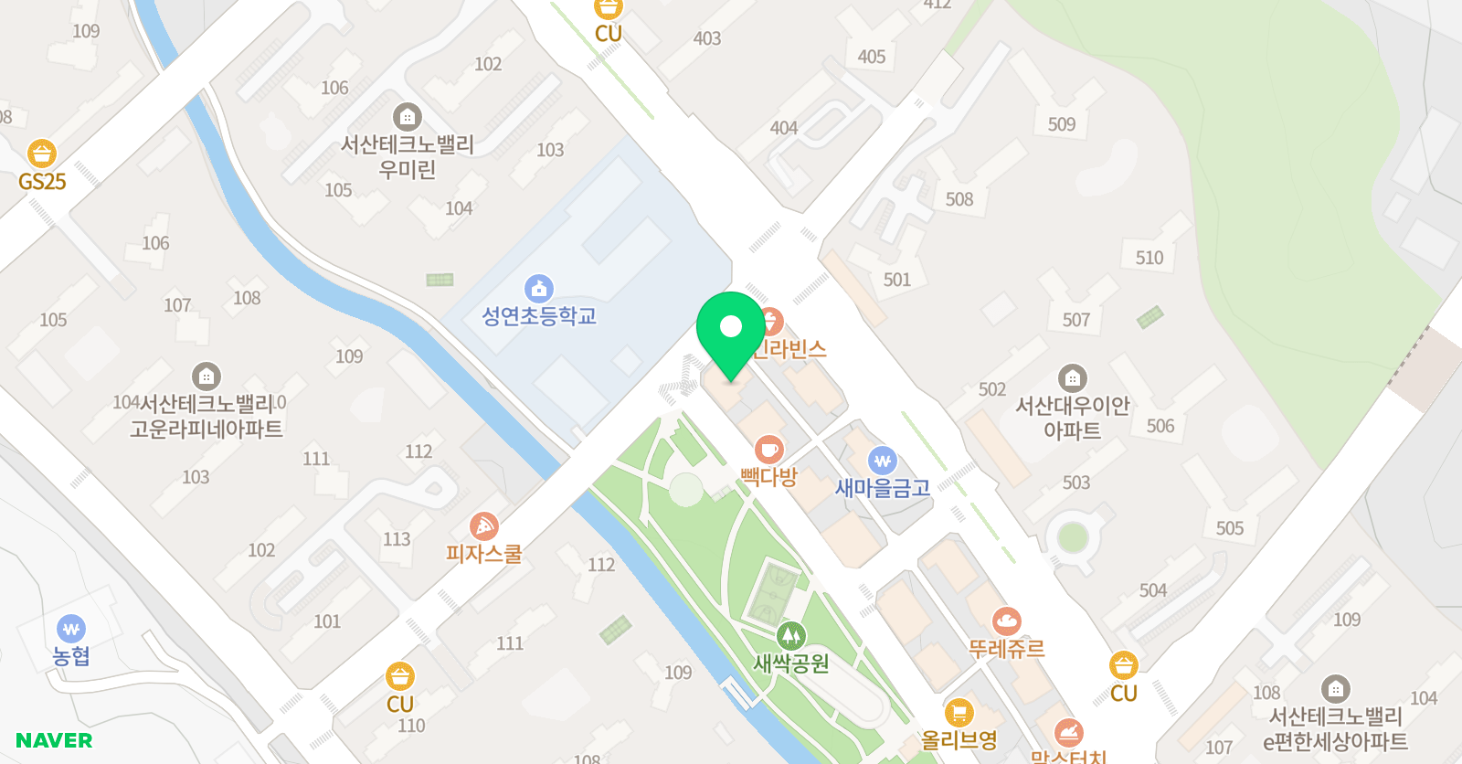 YBM잉글루 더수학학원 위치