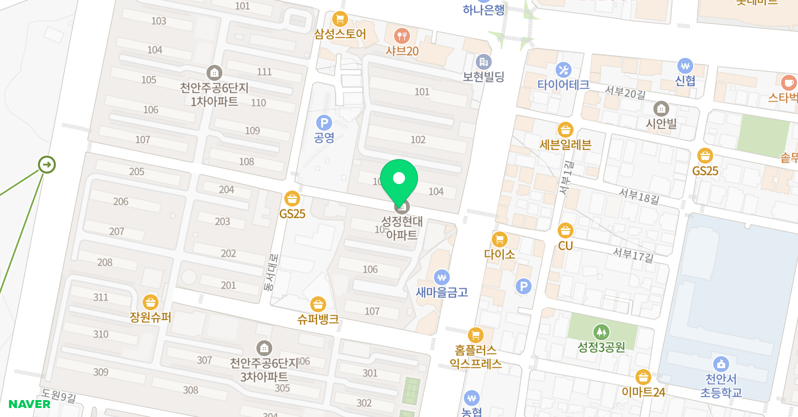 토론하는아이들 성정 현대 GLE 센터 위치