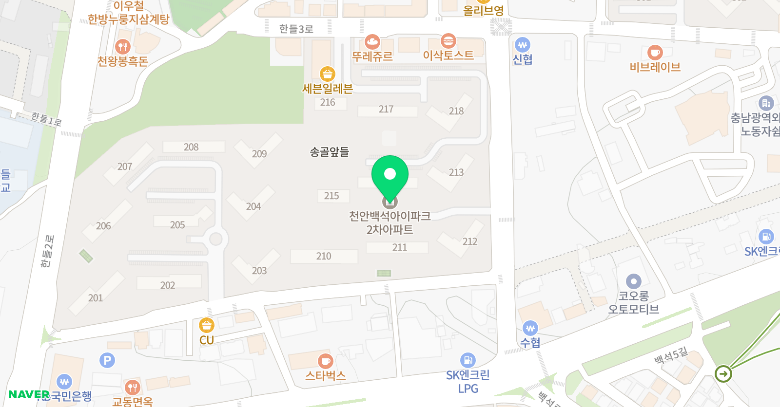 국풍2000 리딩플러스 정상논술교습소 위치