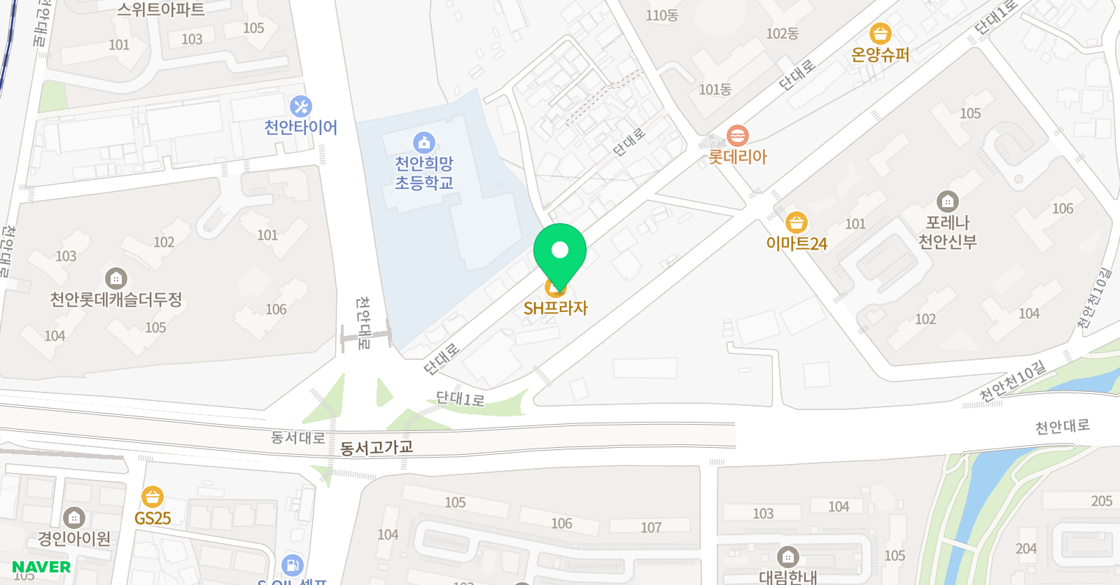 리엘 음악학원 위치