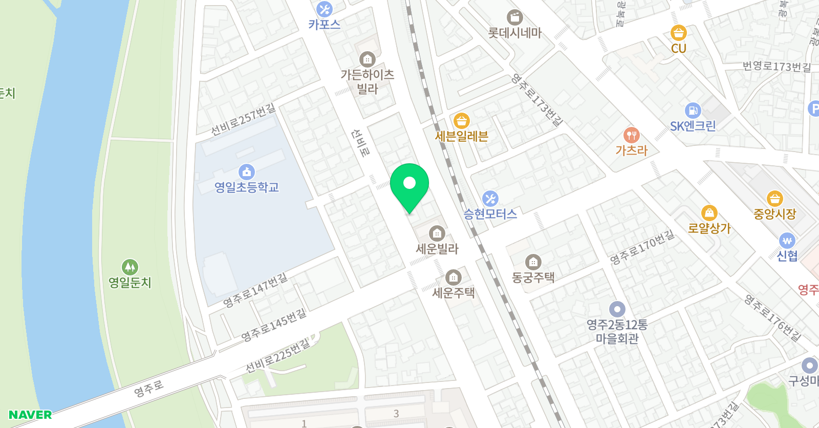해냄 학원 위치
