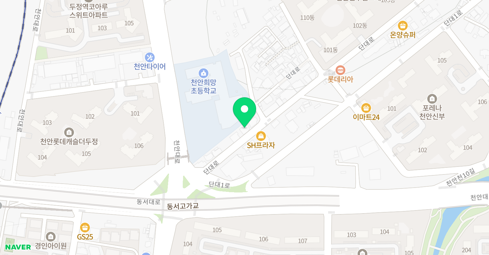 아이뮤즈 음악학원 위치