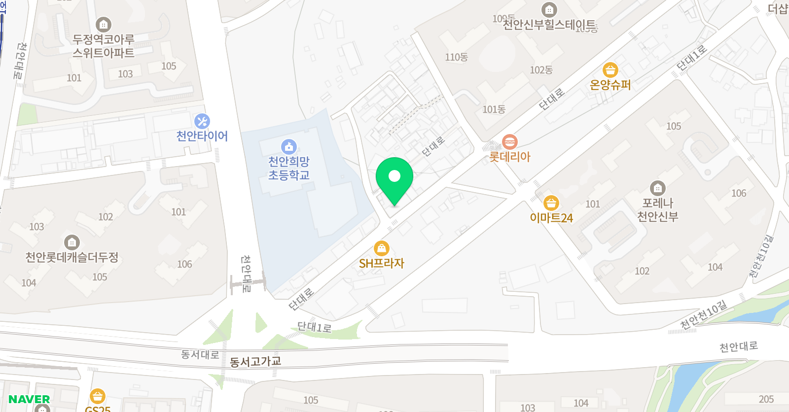 다다아이성향미술학원 위치