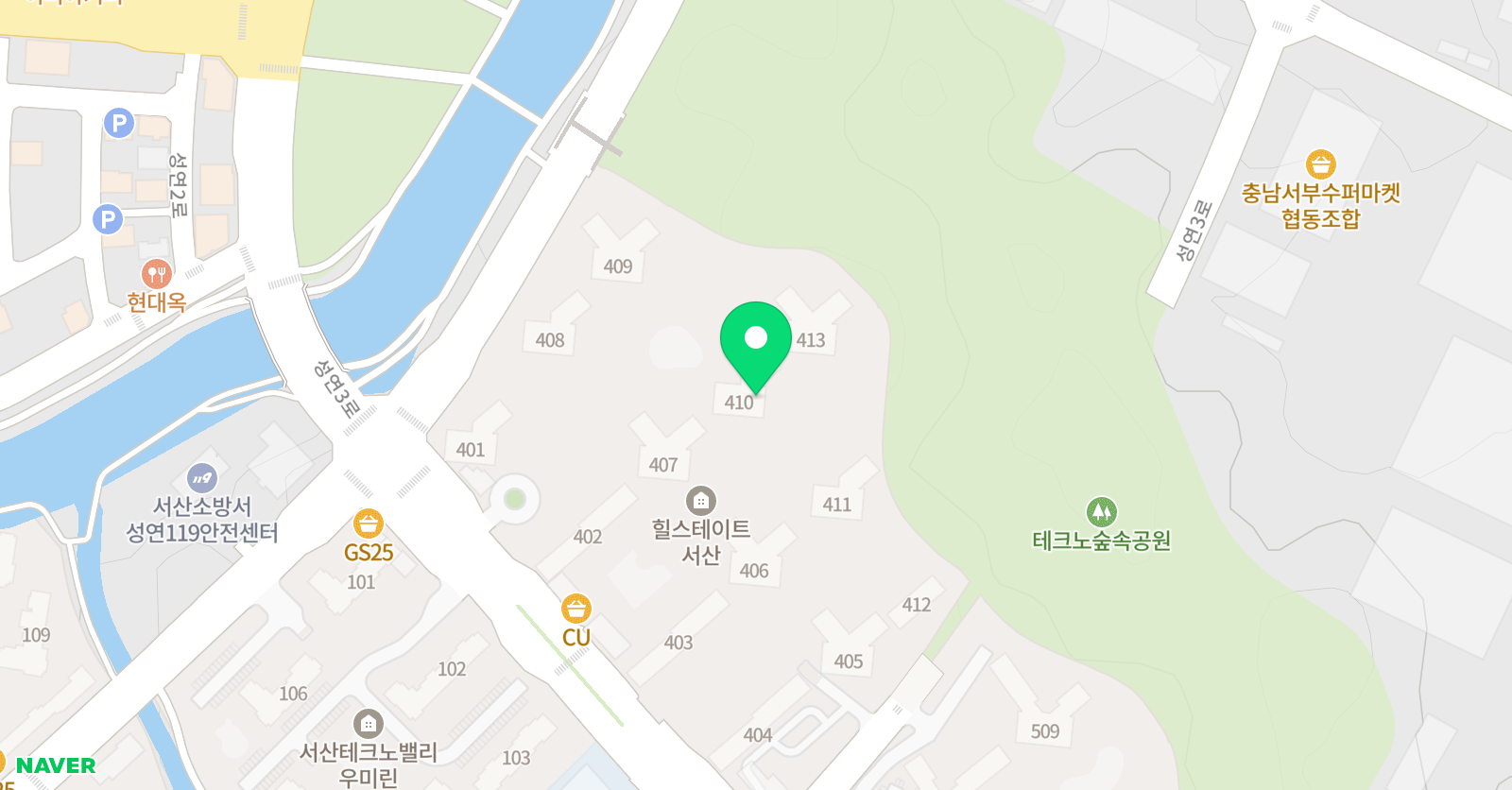 기탄 사고력교실 성연힐스테이트교실 위치