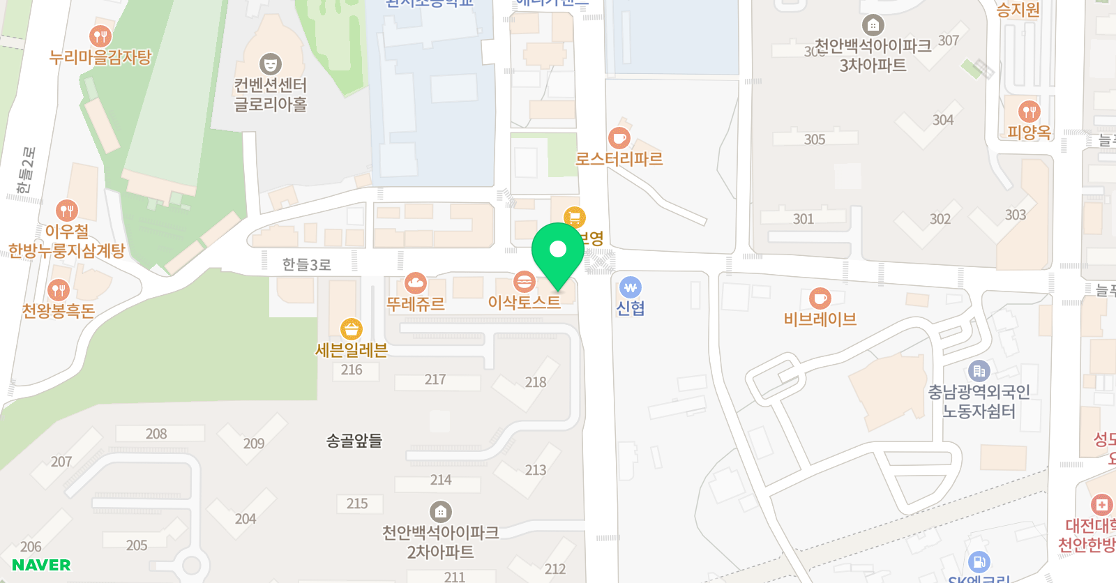 더웨이 학원 위치