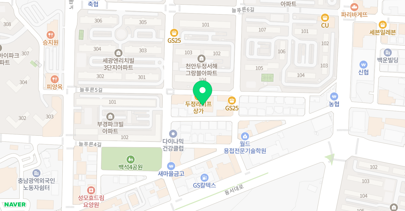 한우리 독서토론논술 천안서북지부 위치