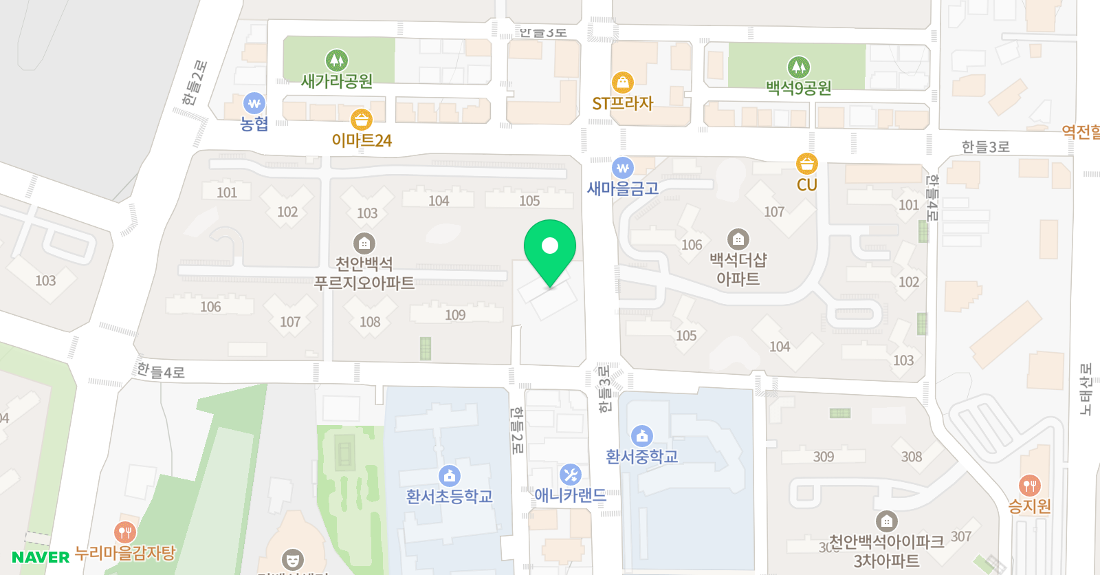 아이비 학원 위치