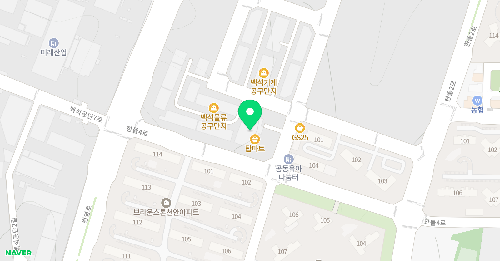 스페이스 축구교실 위치