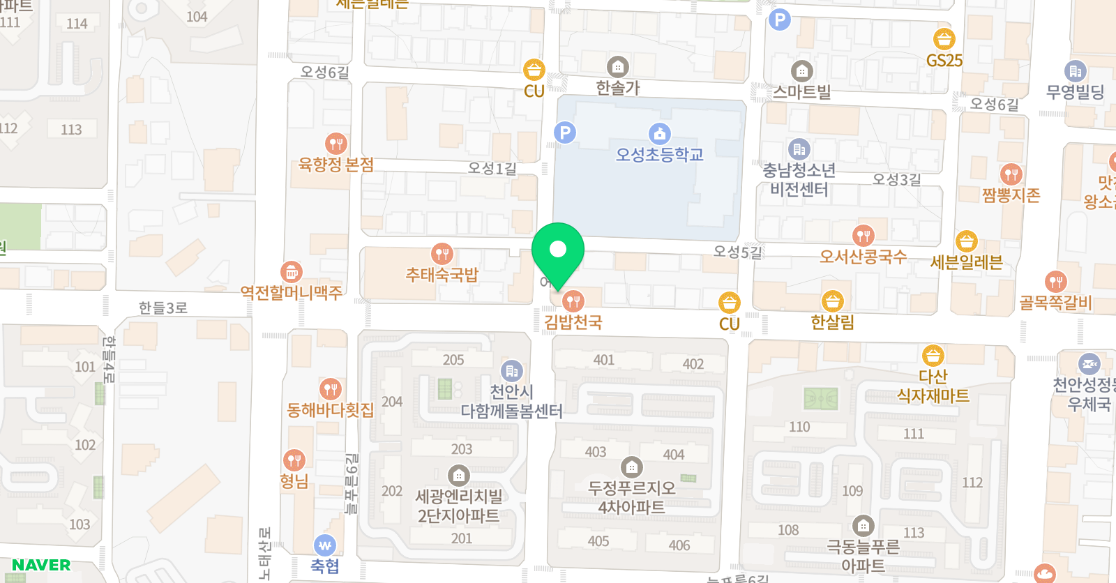 타임 수학학원 위치