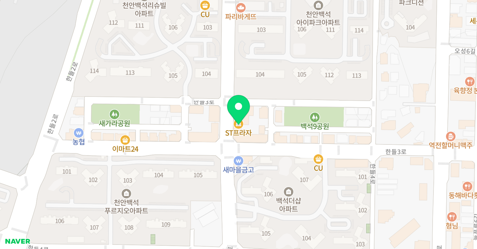 세계로효 태권도교육관 위치