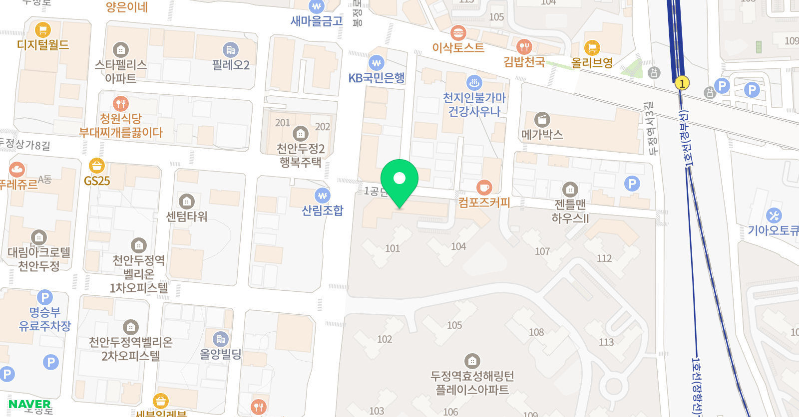 에듀플러스 학원 위치