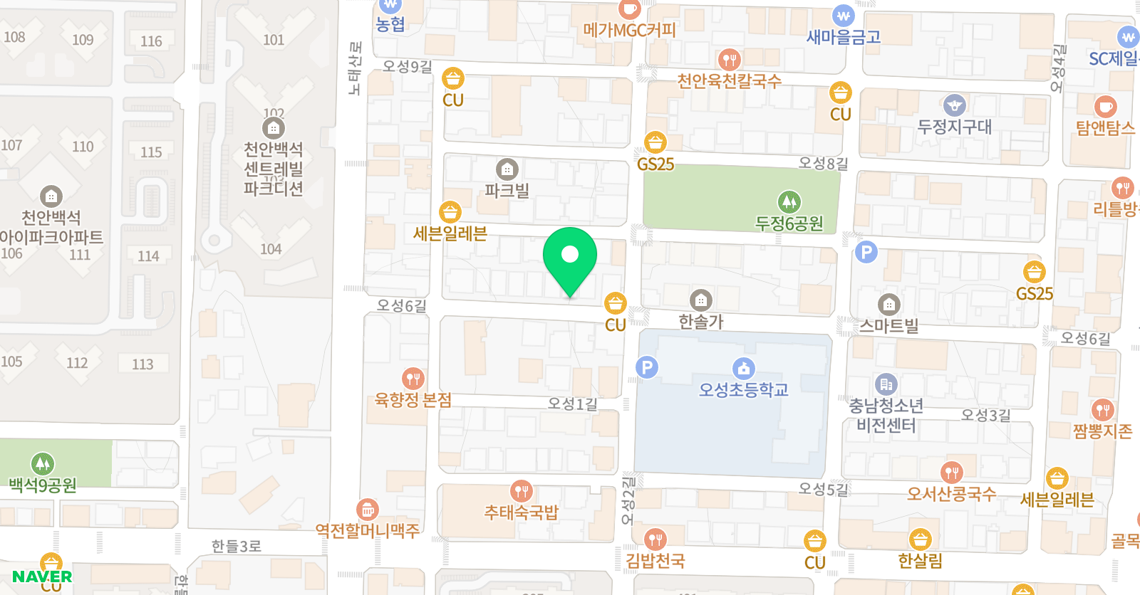 팀나르샤 천안 위치