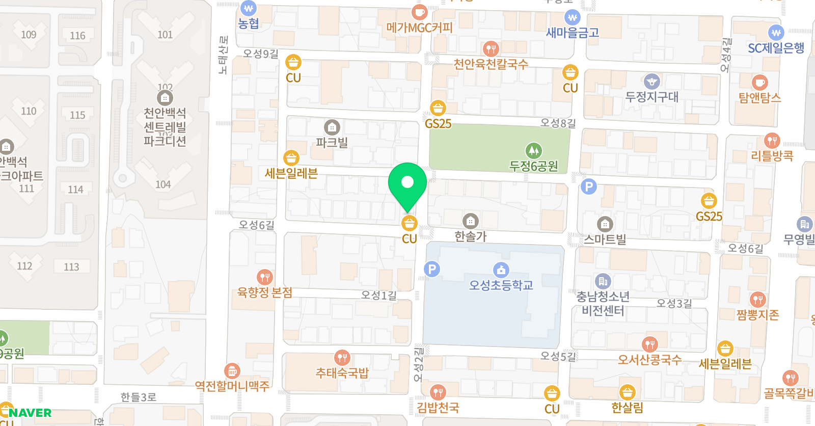 바른국어논술 바른영어학원 위치