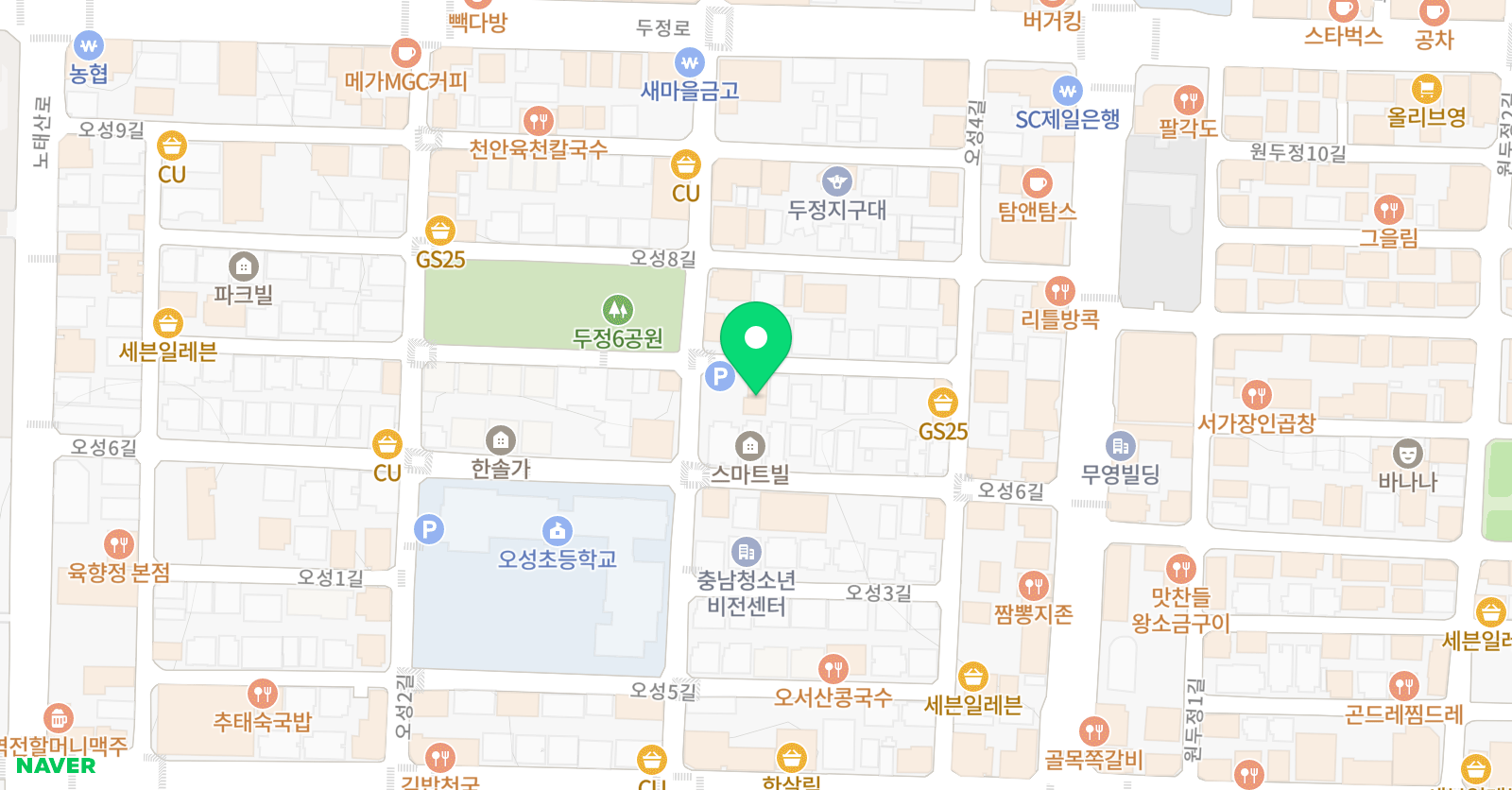 뉴페이스 유소년스포츠클럽 위치