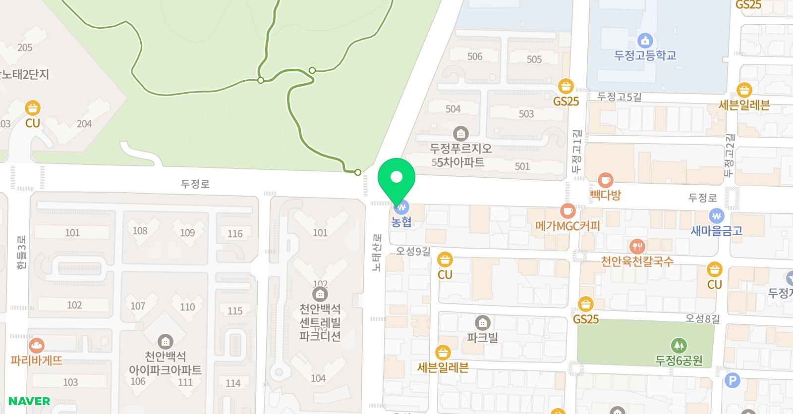 혜윰 학원 위치