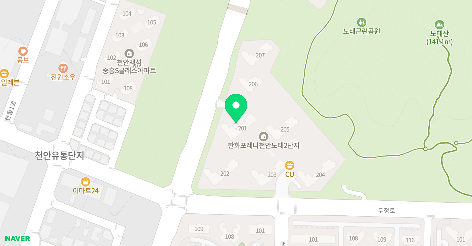 어린이상상화실 학원 위치